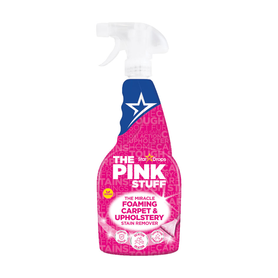 Спрей-плямовивідник для чищення килимів та оббивки The Pink Stuff, 500 мл